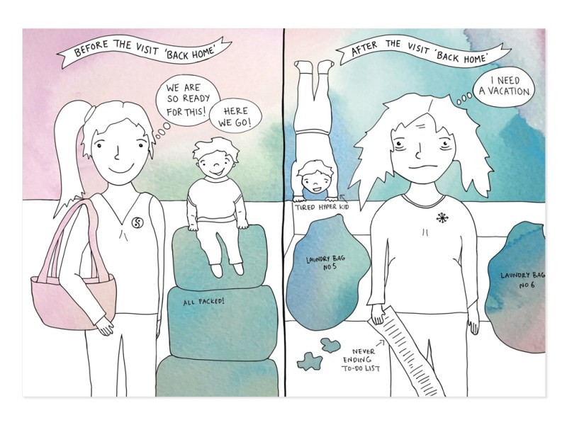 5 QUICK TIPS FOR A GOOD VISIT ’BACK HOME’