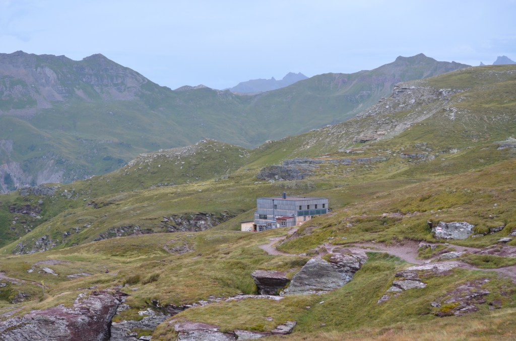 Spitzmeilenhütte, Switzerland with a mountain landscape. Photo by Helena J. /Abroadland