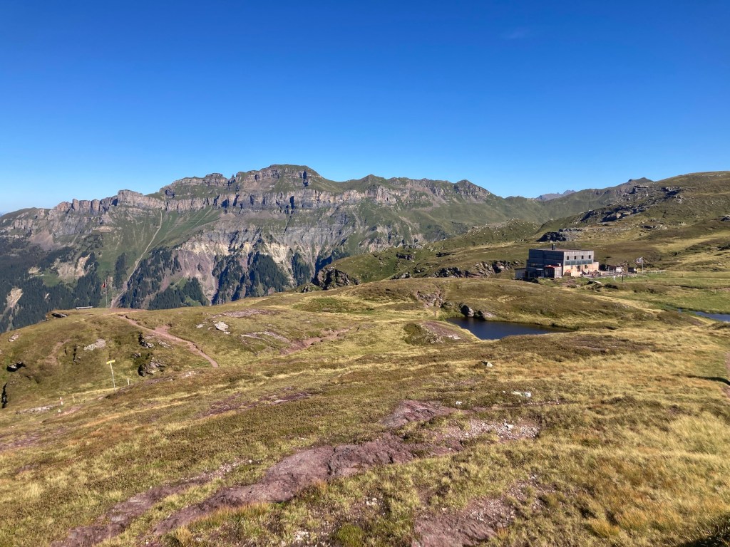 Spitzmeilenhütte, Switzerland, surrounded by mountain landscape Photo by Helena J. /Abroadland
